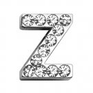 3/4"" (18mm) Clear Letter Sliding Charms Z