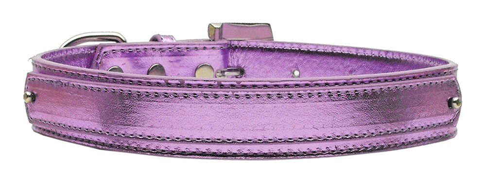 3/4"" (18mm) Metallic Two-Tier Collar  Red Large