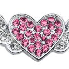 3/4"" Slider Aviator Charm Pink