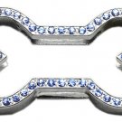 3/4"" Slider Bone Charm Blue