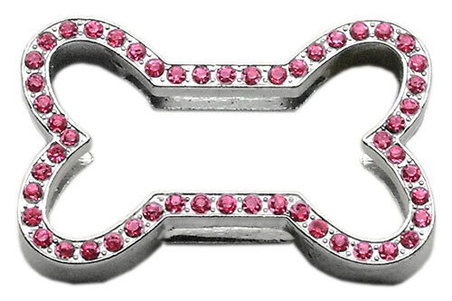 3/4"" Slider Bone Charm Pink