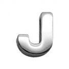 3/8"" (10mm) Chrome Plated Charms J