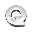 3/8"" (10mm) Chrome Plated Charms Q