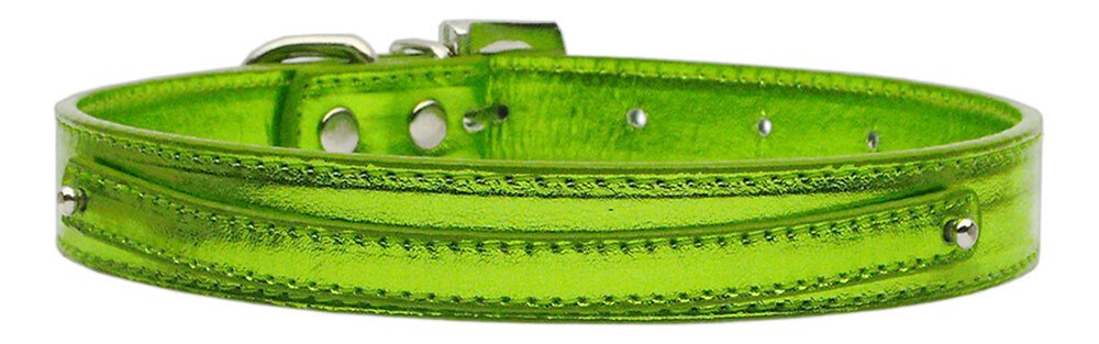 3/8"" (10mm) Metallic Two Tier Collar Pink Large