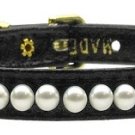 3/8"" Pearl Collar Black 14