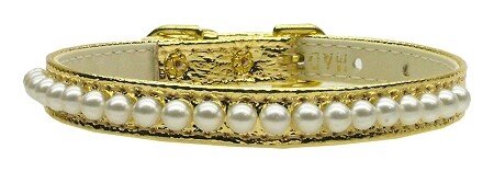 3/8"" Pearl Collar Gold 14