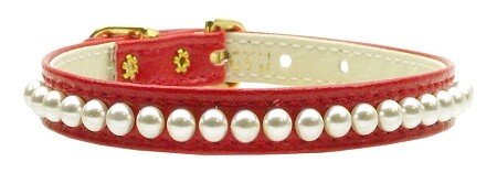 3/8"" Pearl Collar Red 10