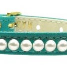 3/8"" Pearl Collar Turquoise 14