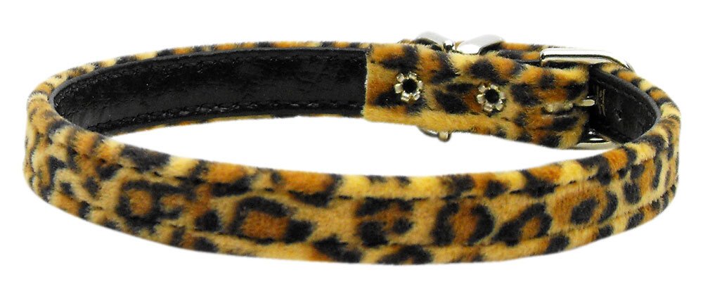 3/8"" Plain Animal Print Collar Leopard 16