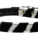 3/8"" Plain Animal Print Collar Zebra 10