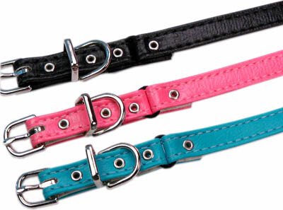 3/8"" Plain Cat Safety Collar Black 10