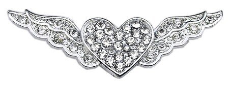 3/8"" Slider Aviator Charm Clear