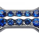 3/8"" Slider Bone Charm Dark Blue