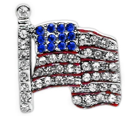 3/8"" Slider Flag Charm Flag