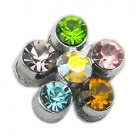3/8"" Slider Flower Charm Multi-Color 3/8