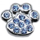 3/8"" Slider Paw Charm Blue