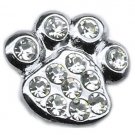 3/8"" Slider Paw Charm Clear