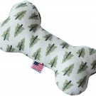 6"" Bone Dog Toy Canvas Pine Tree 