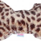 6"" Plush Bone Dog Toy Cheetah