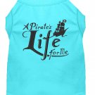 A Pirate's Life Embroidered Dog Shirt Aqua XXXL (20)