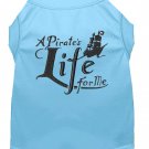 A Pirate's Life Embroidered Dog Shirt Baby Blue Med (12)