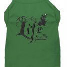 A Pirate's Life Embroidered Dog Shirt Green XL (16)