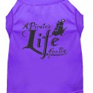 A Pirate's Life Embroidered Dog Shirt Purple XXXL (20)