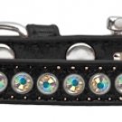 AB Crystal Size 10 Black Puppy Ice Cream Collar