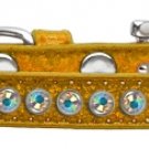 AB Crystal Size 10 Gold Puppy Ice Cream Collar