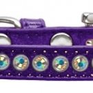 AB Crystal Size 10 Purple Puppy Ice Cream Collar