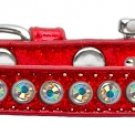 AB Crystal Size 10 Red Puppy Ice Cream Collar