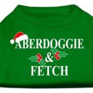 Aberdoggie Christmas Screen Print Shirt Emerald Green XXXL (20)