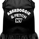 Aberdoggie NY Screen Print Dress Black Sm (10)