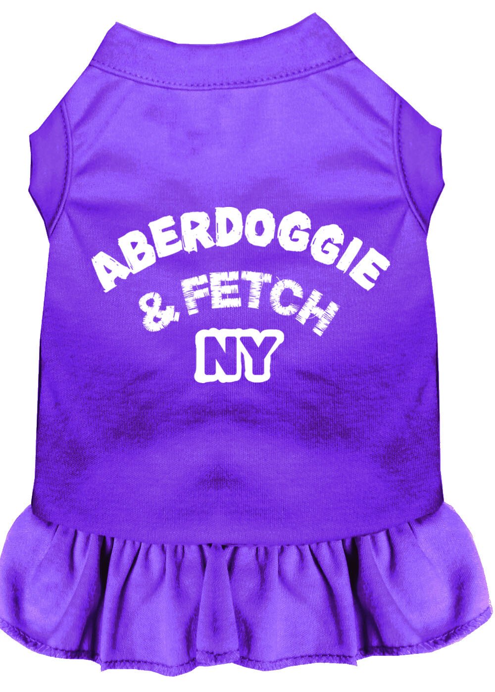 Aberdoggie NY Screen Print Dress Purple XS (8)