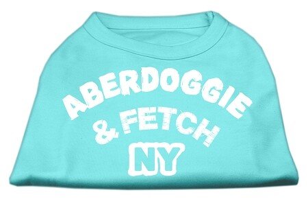 Aberdoggie NY Screenprint Shirts Aqua XS