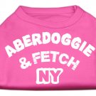 Aberdoggie NY Screenprint Shirts Bright Pink Lg