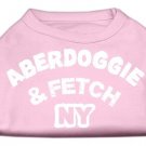 Aberdoggie NY Screenprint Shirts Light Pink XL