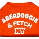 Aberdoggie NY Screenprint Shirts Orange XS (8)