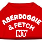 Aberdoggie NY Screenprint Shirts Red Lg