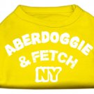 Aberdoggie NY Screenprint Shirts Yellow Sm (10)