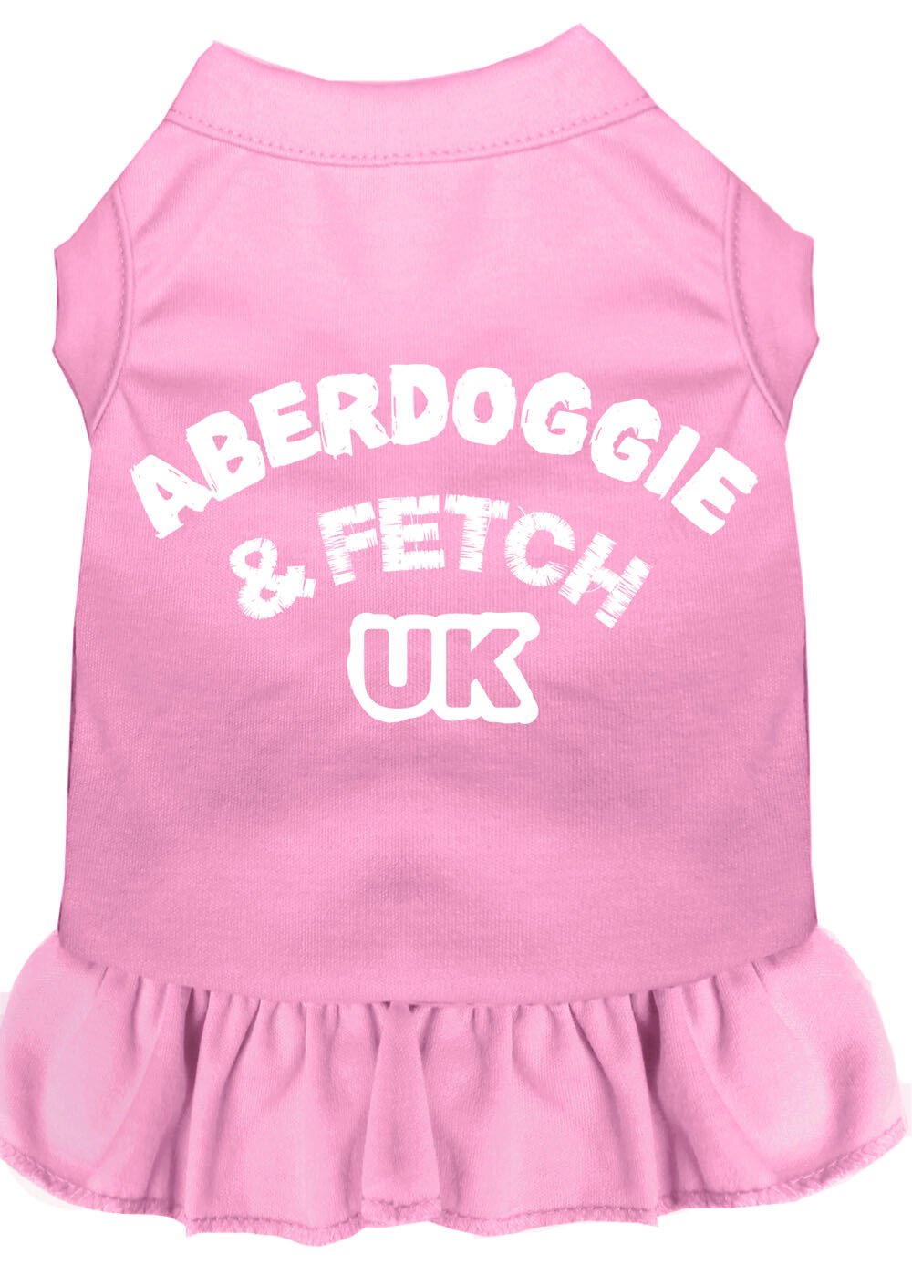 Aberdoggie UK Screen Print Dress Light Pink XXL (18)