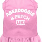 Aberdoggie UK Screen Print Dress Light Pink XXL (18)