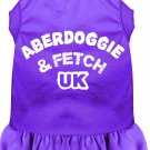 Aberdoggie UK Screen Print Dress Purple Med (12)