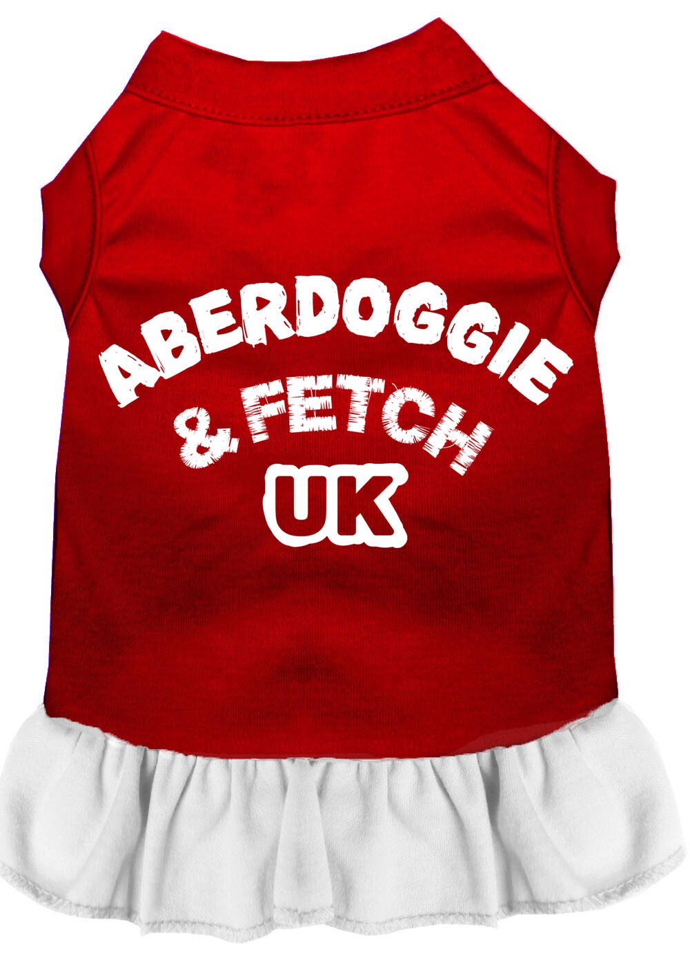 Aberdoggie UK Screen Print Dress Red XXXL (20)