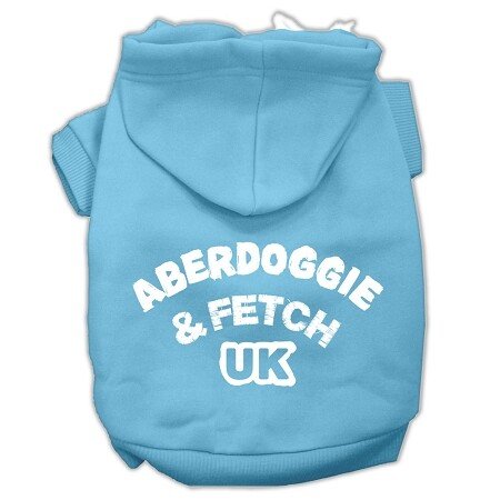 Aberdoggie UK Screenprint Pet Hoodies Baby Blue Size Sm (10)