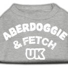Aberdoggie UK Screenprint Shirts Grey Sm