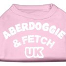 Aberdoggie UK Screenprint Shirts Light Pink Lg
