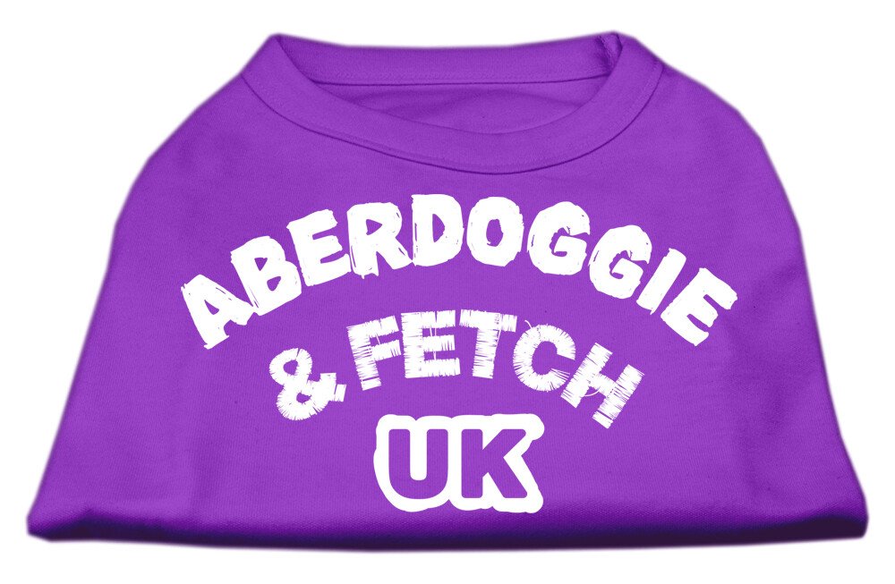 Aberdoggie UK Screenprint Shirts Purple Sm