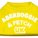 Aberdoggie UK Screenprint Shirts Yellow XXL (18)