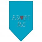 Adopt Me Rhinestone Bandana Turquoise Large